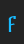 F Space font 