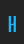 H Space font 