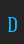 D Pointed font 