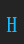 H Pointed font 