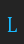 L Pointed font 