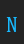 N Pointed font 