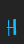 h Antelope H font 