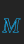 M Phosphorus Iodide font 