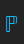 P Pecot Outline Bold font 