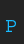 P Courier font 