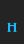 H Searching font 