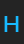 H Underground font 